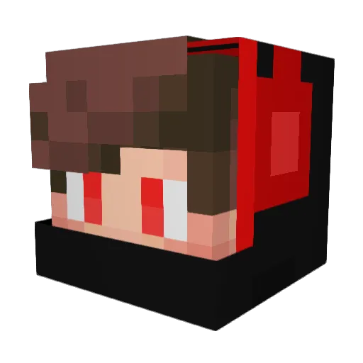 DiamondBlade152 Minecraft avatar head, 3D render