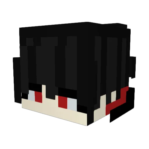 DiamondBladex7 Minecraft avatar head, 3D render
