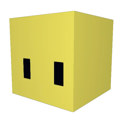 DiamondBoii2024 Minecraft avatar head, 3D render