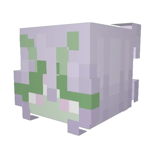 DiamondCat8 Minecraft avatar head, 3D render