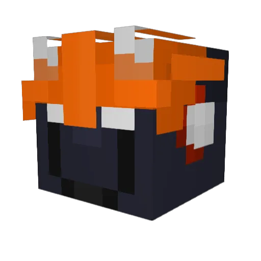 DiamondDuster Minecraft avatar head, 3D render