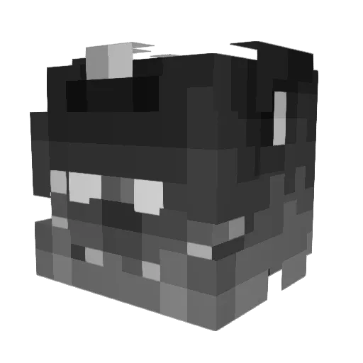 DiamondDyno Minecraft avatar head, 3D render