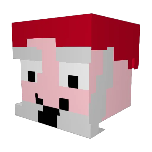 DiamondEater_69 Minecraft avatar head, 3D render