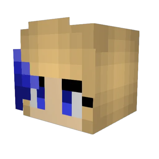 DiamondEleanor Minecraft avatar head, 3D render