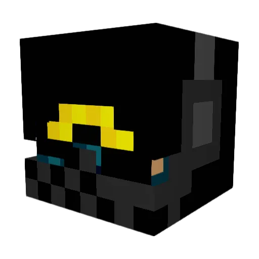 DiamondFlamez Minecraft avatar head, 3D render