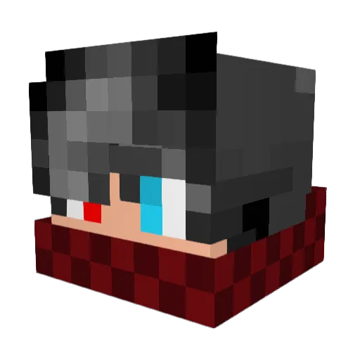 DiamondG1120 Minecraft avatar head, 3D render