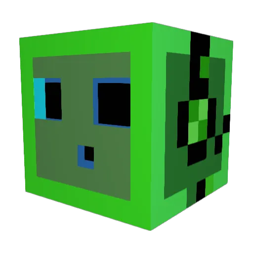 DiamondGuy82 Minecraft avatar head, 3D render