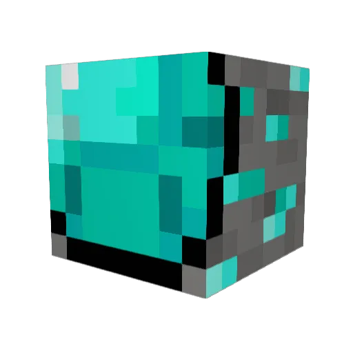 DiamondH3ad Minecraft avatar head, 3D render