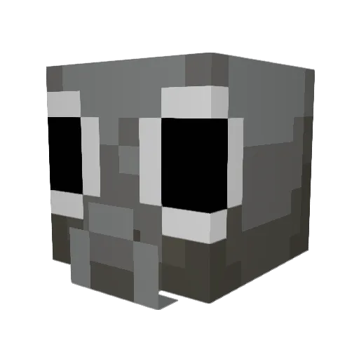 DiamondJaguar Minecraft avatar head, 3D render