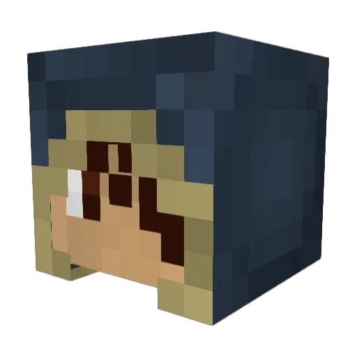 DiamondMasterx8x Minecraft avatar head, 3D render
