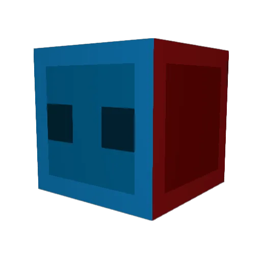 DiamondMonster09 Minecraft avatar head, 3D render