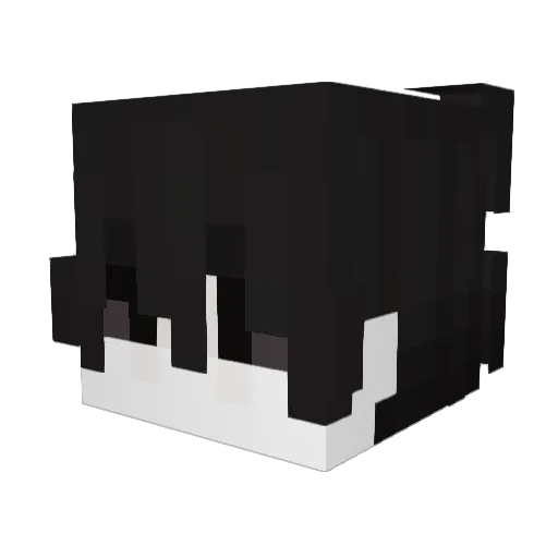 DiamondPickaxe Minecraft avatar head, 3D render