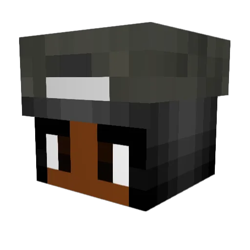 DiamondQueen108 Minecraft avatar head, 3D render