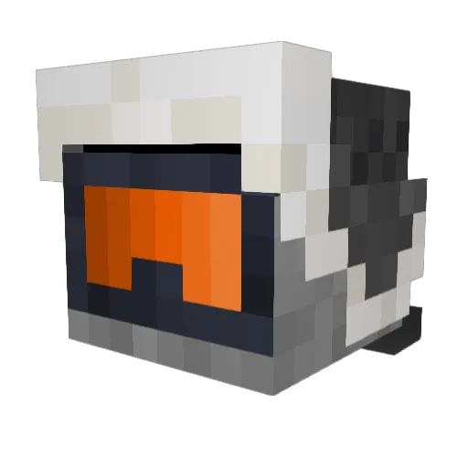 DiamondRay45 Minecraft avatar head, 3D render