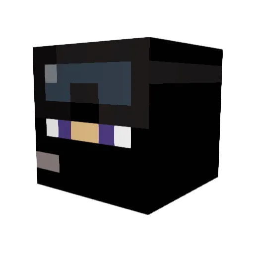 DiamondSander Minecraft avatar head, 3D render