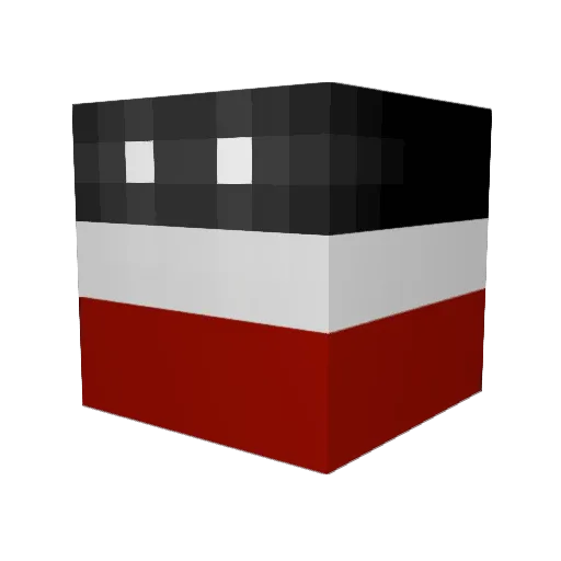 DiamondSea30 Minecraft avatar head, 3D render