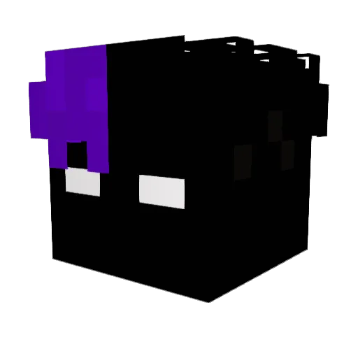 DiamondStar0812 Minecraft avatar head, 3D render