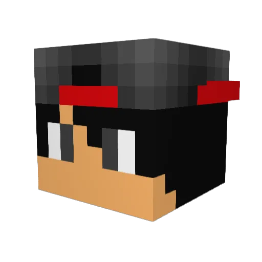 DiamondSteve0 Minecraft avatar head, 3D render