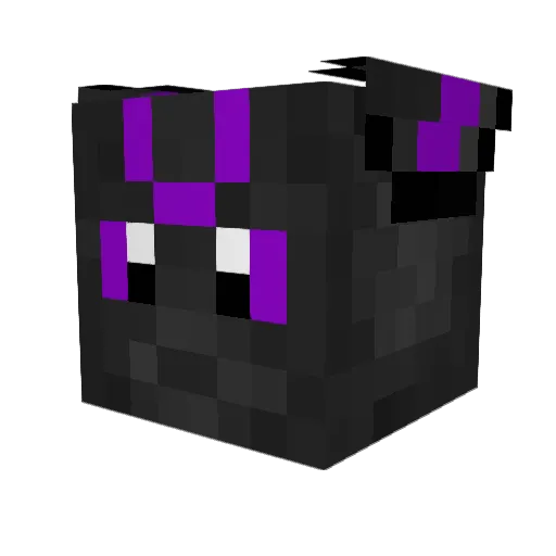 DiamondUmbreon Minecraft avatar head, 3D render