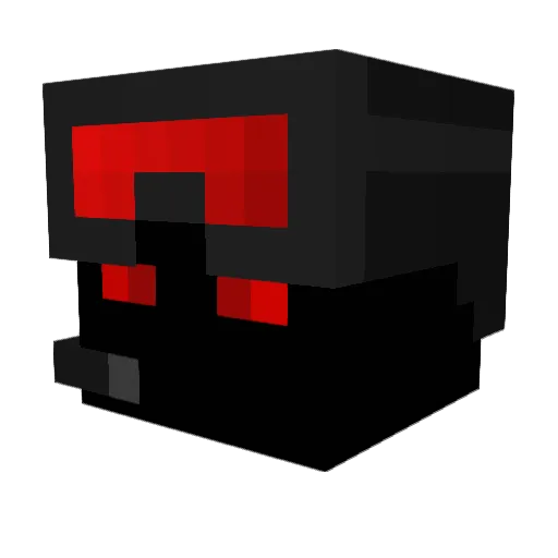 DiamondWolf2328 Minecraft avatar head, 3D render