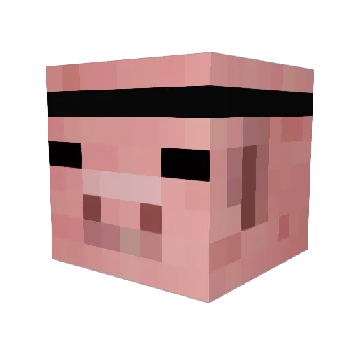 DiamondZz3 Minecraft avatar head, 3D render