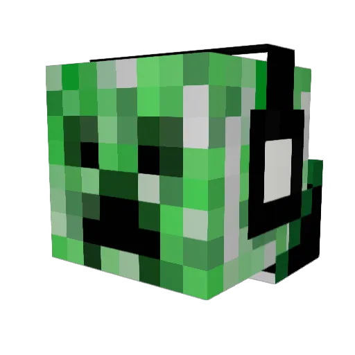 Diamond_Boy_ Minecraft avatar head, 3D render