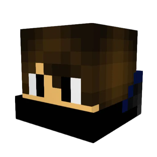 Diamond_DOG_yeet Minecraft avatar head, 3D render