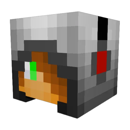 Diamond_Fire_123 Minecraft avatar head, 3D render