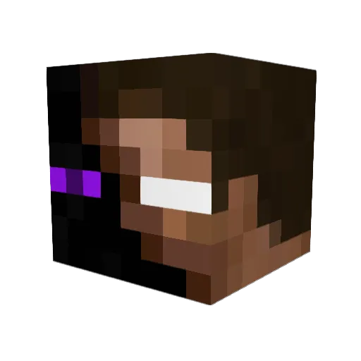 Diamond_IR Minecraft avatar head, 3D render