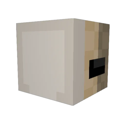 Diamond_Snowball Minecraft avatar head, 3D render
