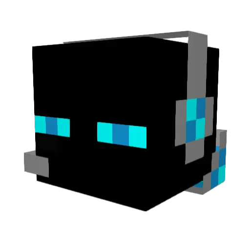 Diamond_sword35 Minecraft avatar head, 3D render