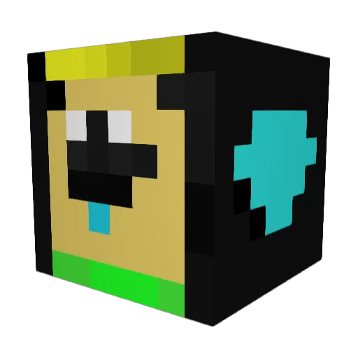 Diamondchief1 Minecraft avatar head, 3D render