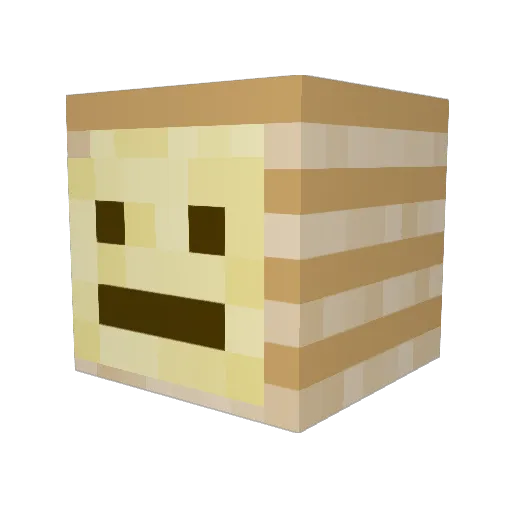 Diamonddext Minecraft avatar head, 3D render