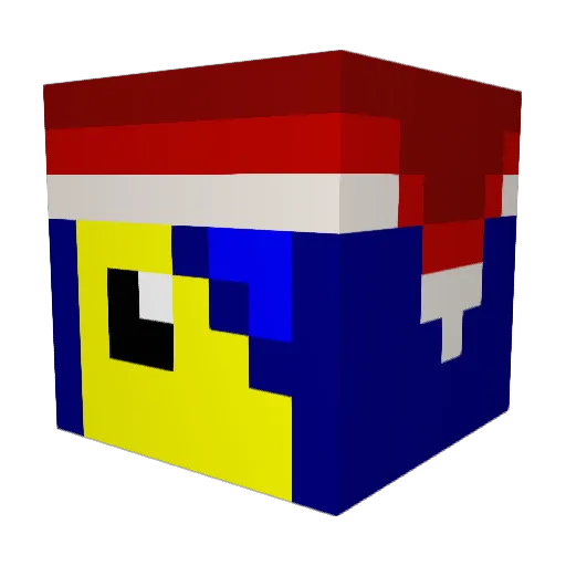 Diamonddom60 Minecraft avatar head, 3D render