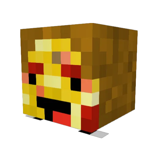 Diamondfreak523 Minecraft avatar head, 3D render