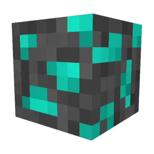 Diamondguy80 Minecraft avatar head, 3D render