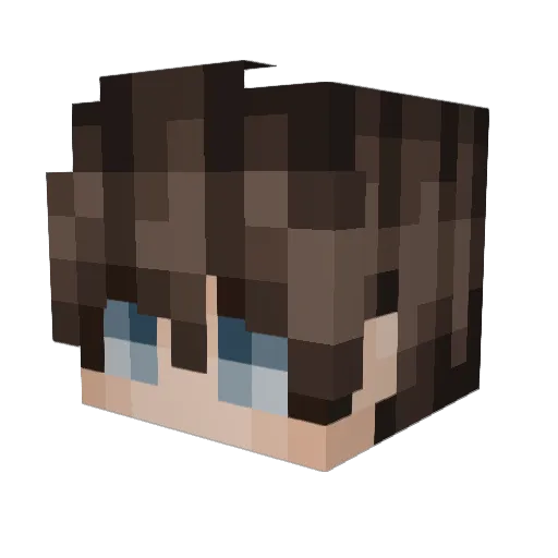 Diamondking624 Minecraft avatar head, 3D render