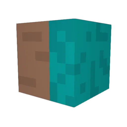 Diamondminers4 Minecraft avatar head, 3D render