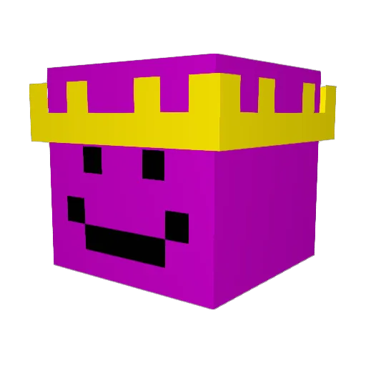 Diamondnicklaus Minecraft avatar head, 3D render