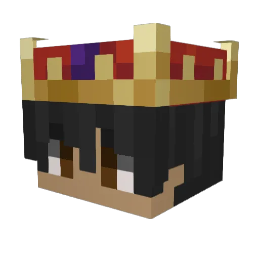 Diamondskvng Minecraft avatar head, 3D render