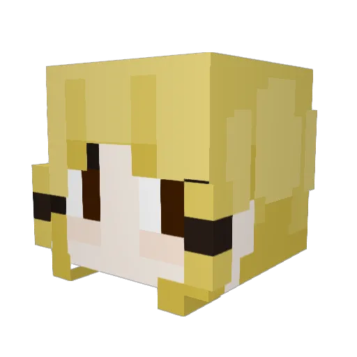 Diamont4000 Minecraft avatar head, 3D render