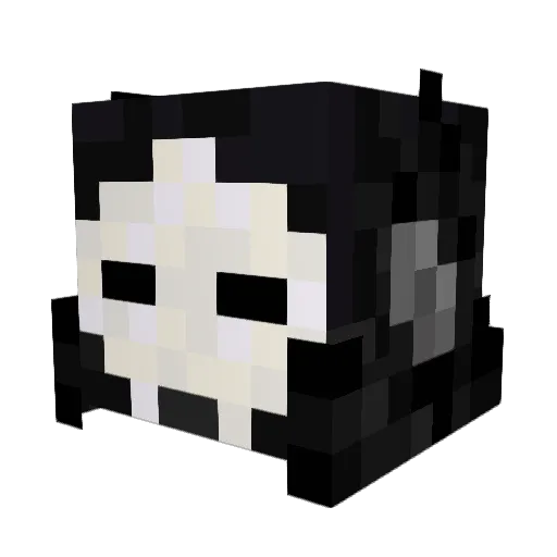 Diarmondis Minecraft avatar head, 3D render