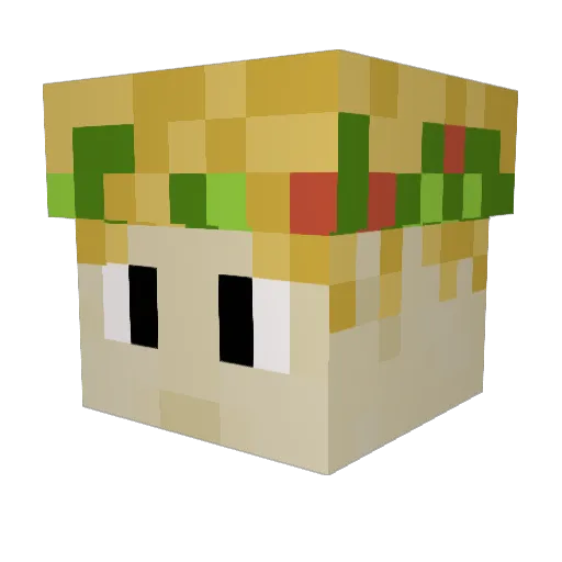 Diart357 Minecraft avatar head, 3D render