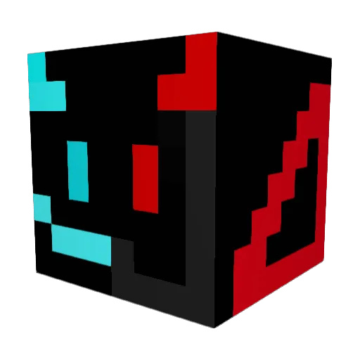DiascoHD Minecraft avatar head, 3D render