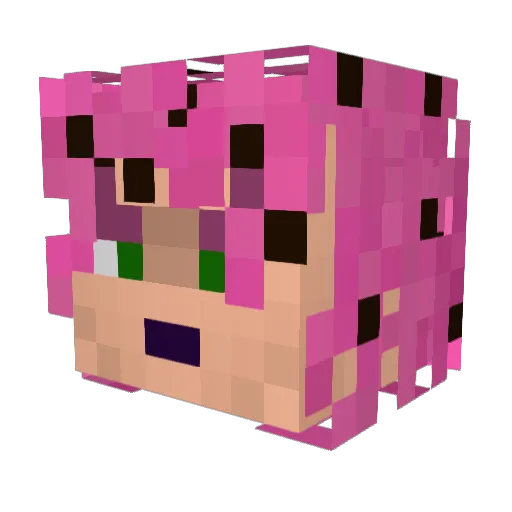 Diavolo__ Minecraft avatar head, 3D render