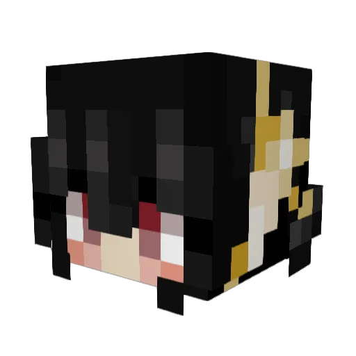 Diaz_VV Minecraft avatar head, 3D render