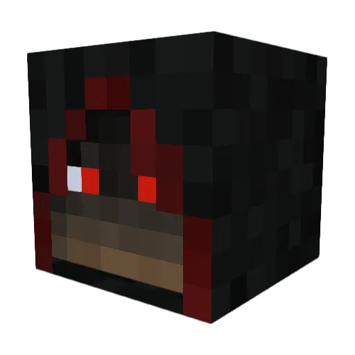 Dibbler44 Minecraft avatar head, 3D render