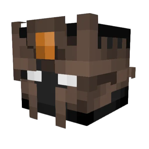 DibloR6 Minecraft avatar head, 3D render