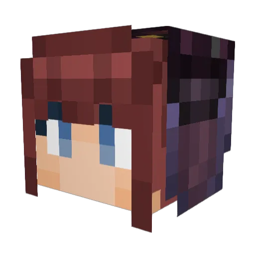 Dice_Key Minecraft avatar head, 3D render