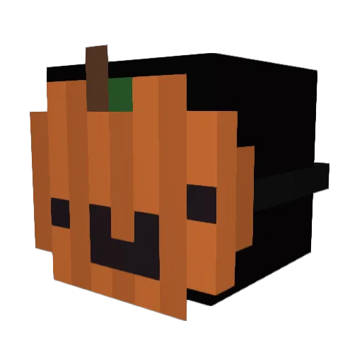 Dicebub Minecraft avatar head, 3D render
